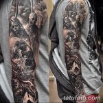 Фото тату рукав 11.06.2019 №125 - Tattoo sleeve - tatufoto.com