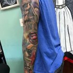 Фото тату рукав 11.06.2019 №129 - Tattoo sleeve - tatufoto.com