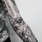Фото тату рукав 11.06.2019 №141 - Tattoo sleeve - tatufoto.com