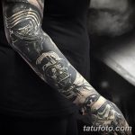 Фото тату рукав 11.06.2019 №153 - Tattoo sleeve - tatufoto.com