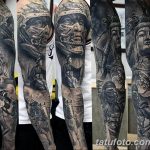 Фото тату рукав 11.06.2019 №155 - Tattoo sleeve - tatufoto.com