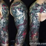 Фото тату рукав 11.06.2019 №158 - Tattoo sleeve - tatufoto.com