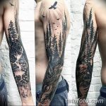 Фото тату рукав 11.06.2019 №161 - Tattoo sleeve - tatufoto.com