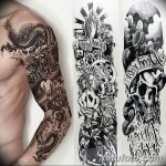 Фото тату рукав 11.06.2019 №162 - Tattoo sleeve - tatufoto.com