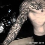 Фото тату рукав 11.06.2019 №163 - Tattoo sleeve - tatufoto.com