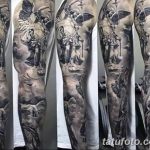 Фото тату рукав 11.06.2019 №165 - Tattoo sleeve - tatufoto.com
