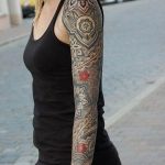 Фото тату рукав 11.06.2019 №175 - Tattoo sleeve - tatufoto.com