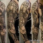 Фото тату рукав 11.06.2019 №177 - Tattoo sleeve - tatufoto.com