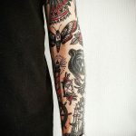 Фото тату рукав 11.06.2019 №179 - Tattoo sleeve - tatufoto.com
