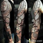 Фото тату рукав 11.06.2019 №189 - Tattoo sleeve - tatufoto.com