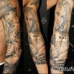 Фото тату рукав 11.06.2019 №192 - Tattoo sleeve - tatufoto.com