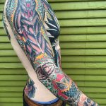 Фото тату рукав 11.06.2019 №199 - Tattoo sleeve - tatufoto.com