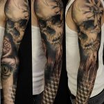 Фото тату рукав 11.06.2019 №202 - Tattoo sleeve - tatufoto.com