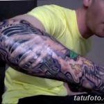 Фото тату рукав 11.06.2019 №216 - Tattoo sleeve - tatufoto.com
