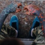 Фото тату рукав 11.06.2019 №218 - Tattoo sleeve - tatufoto.com