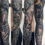 Фото тату рукав 11.06.2019 №220 - Tattoo sleeve - tatufoto.com