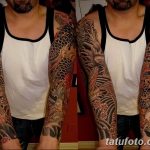 Фото тату рукав 11.06.2019 №223 - Tattoo sleeve - tatufoto.com