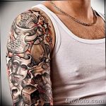 Фото тату рукав 11.06.2019 №224 - Tattoo sleeve - tatufoto.com