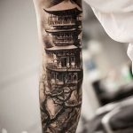 Фото тату рукав 11.06.2019 №234 - Tattoo sleeve - tatufoto.com