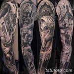 Фото тату рукав 11.06.2019 №256 - Tattoo sleeve - tatufoto.com