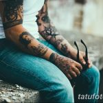 Фото тату рукав 11.06.2019 №296 - Tattoo sleeve - tatufoto.com