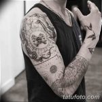 Фото тату рукав 11.06.2019 №303 - Tattoo sleeve - tatufoto.com