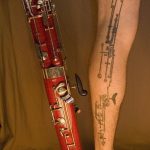 Фото тату связанной с музыкой 15.06.2019 №027 - music related tattoos - tatufoto.com