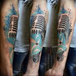 Фото тату связанной с музыкой 15.06.2019 №030 - music related tattoos - tatufoto.com
