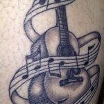 Фото тату связанной с музыкой 15.06.2019 №056 - music related tattoos - tatufoto.com