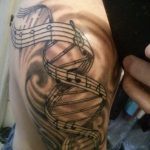 Фото тату связанной с музыкой 15.06.2019 №060 - music related tattoos - tatufoto.com
