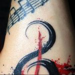 Фото тату связанной с музыкой 15.06.2019 №098 - music related tattoos - tatufoto.com