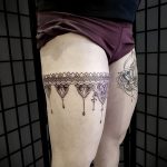 Фото тату чулки 05.06.2019 №025 - tattoo garter stockings - tatufoto.com