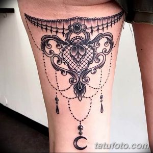 Фото тату чулки 05.06.2019 №037 - tattoo garter stockings - tatufoto.com