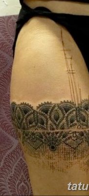 Фото тату чулки 05.06.2019 №060 — tattoo garter stockings — tatufoto.com