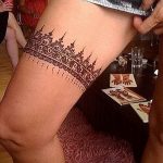 Фото тату чулки 05.06.2019 №080 - tattoo garter stockings - tatufoto.com
