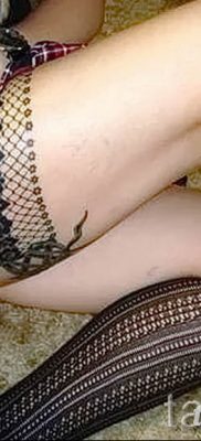 Фото тату чулки 05.06.2019 №081 — tattoo garter stockings — tatufoto.com