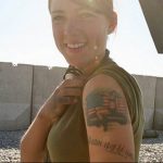Фото человек с тату в униформе 16.06.2019 №002 - uniform and tattoo - tatufoto.com