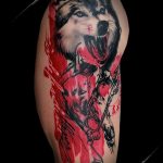 Фото черно красной тату 15.06.2019 №056 - black red tattoos photo - tatufoto.com