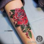 Фото черно красной тату 15.06.2019 №062 - black red tattoos photo - tatufoto.com