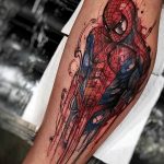 Фото черно красной тату 15.06.2019 №079 - black red tattoos photo - tatufoto.com