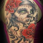Фото черно красной тату 15.06.2019 №087 - black red tattoos photo - tatufoto.com