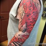 Фото черно красной тату 15.06.2019 №104 - black red tattoos photo - tatufoto.com