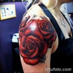 Фото черно красной тату 15.06.2019 №114 - black red tattoos photo - tatufoto.com