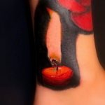Фото черно красной тату 15.06.2019 №119 - black red tattoos photo - tatufoto.com