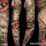 Фото черно красной тату 15.06.2019 №121 - black red tattoos photo - tatufoto.com