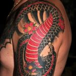 Фото черно красной тату 15.06.2019 №126 - black red tattoos photo - tatufoto.com
