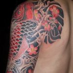 Фото черно красной тату 15.06.2019 №133 - black red tattoos photo - tatufoto.com