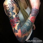 Фото черно красной тату 15.06.2019 №192 - black red tattoos photo - tatufoto.com