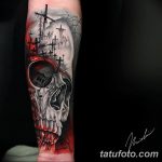 Фото черно красной тату 15.06.2019 №194 - black red tattoos photo - tatufoto.com
