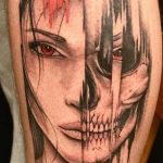 Фото черно красной тату 15.06.2019 №201 - black red tattoos photo - tatufoto.com
